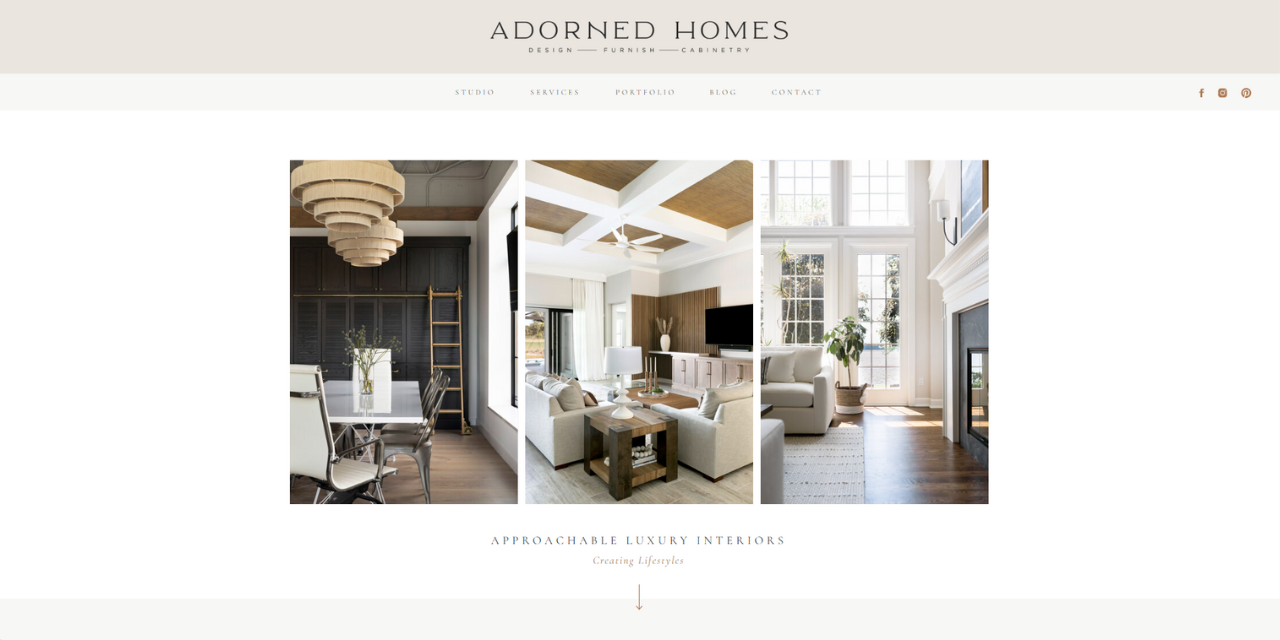 Website examples by UENI