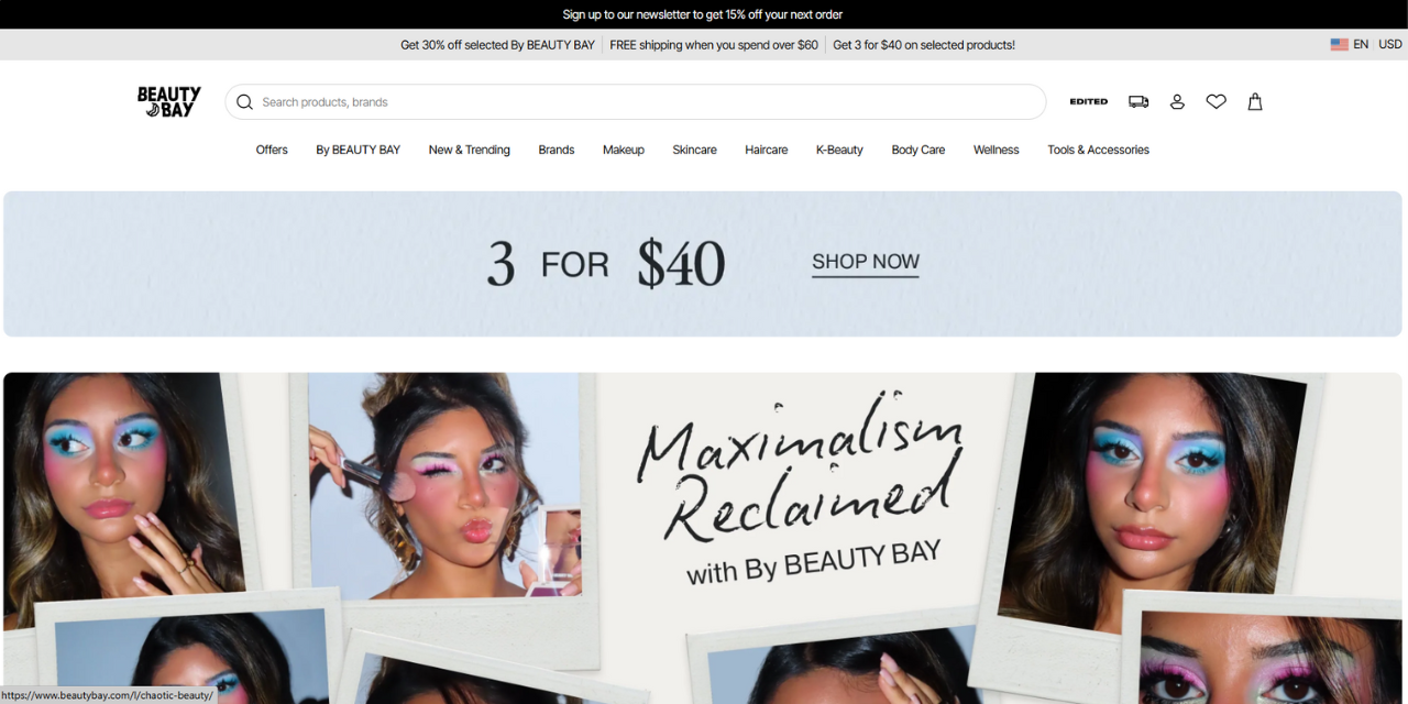 Website examples by UENI