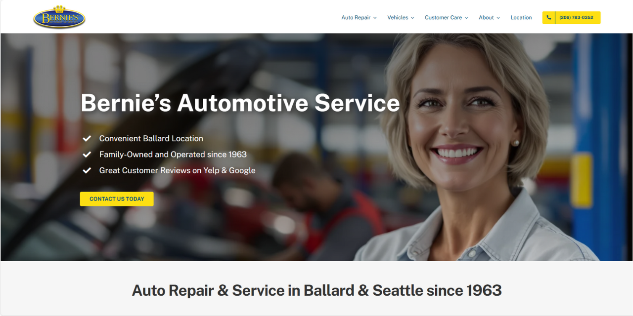 Website examples by UENI