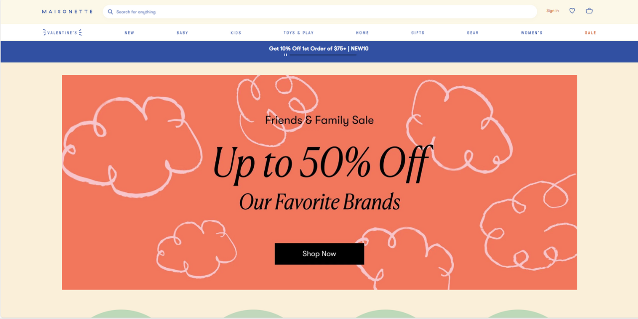 Website examples by UENI