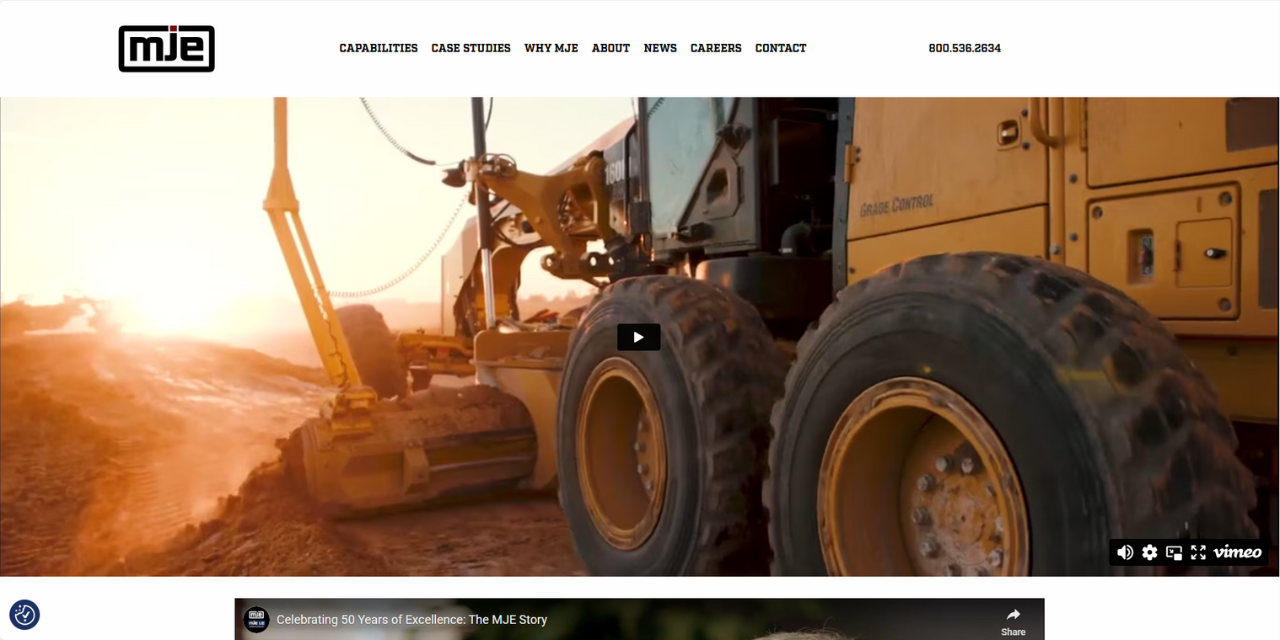 Website examples by UENI