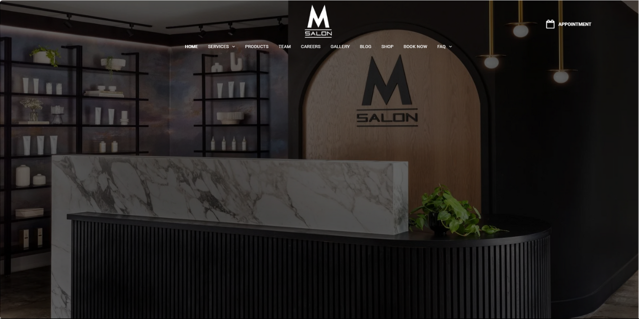 Website examples by UENI