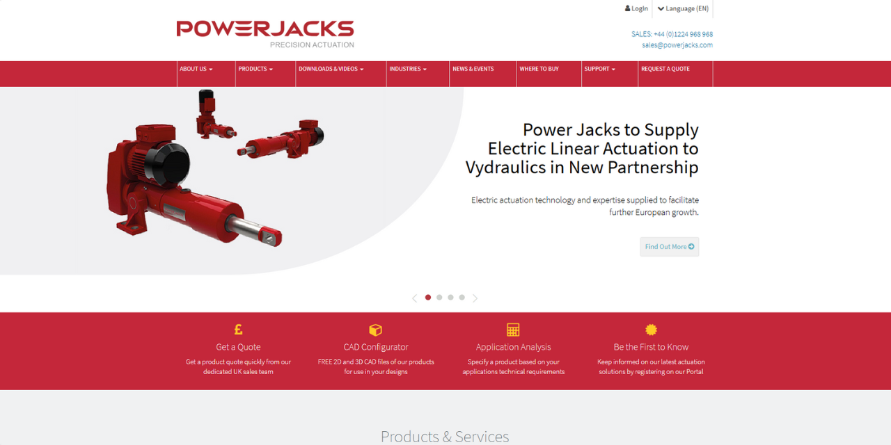 Website examples by UENI