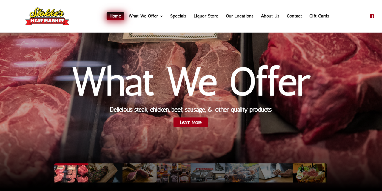 Website examples by UENI