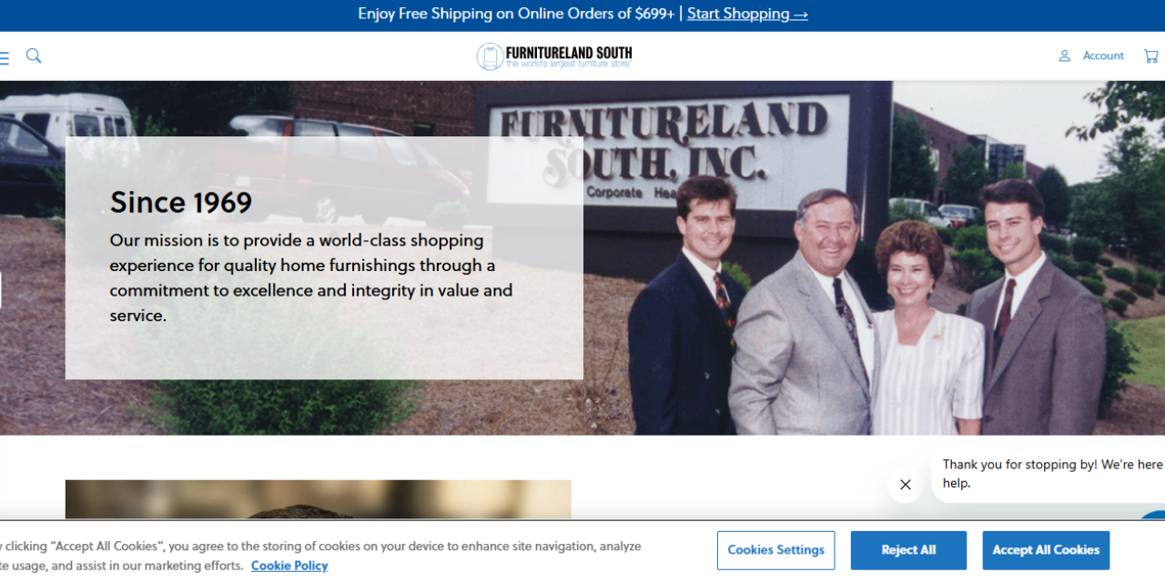 Website examples by UENI