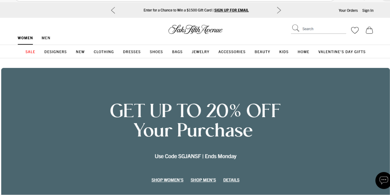 Website examples by UENI
