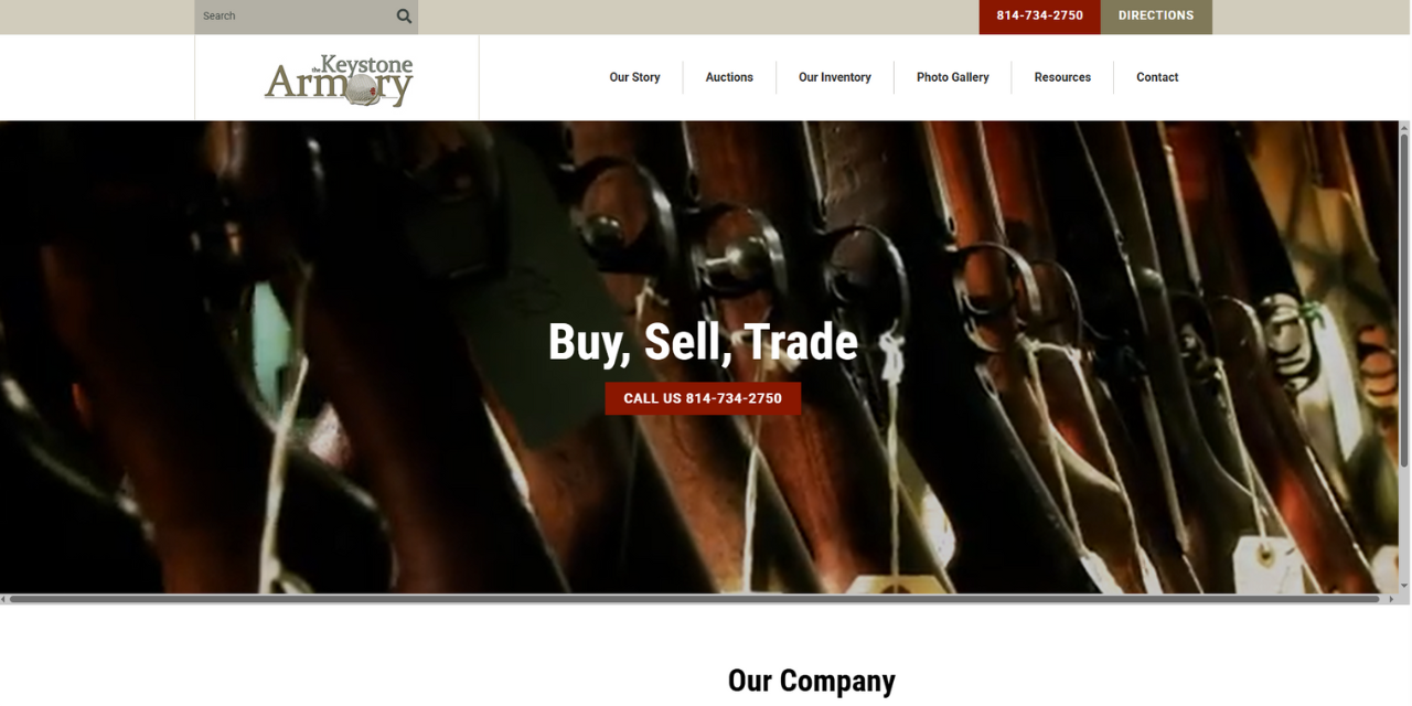 Website examples by UENI