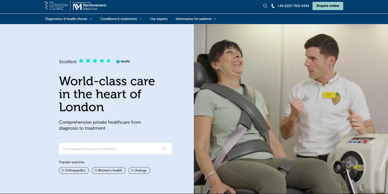 Website examples by UENI